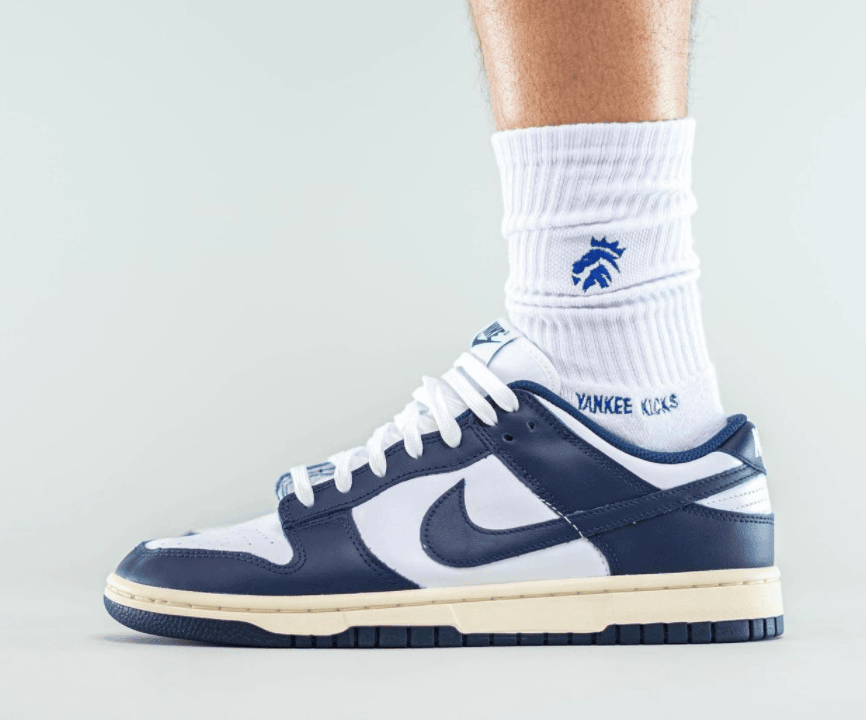 全新Nike Dunk海军蓝上脚图曝光！复古简约！