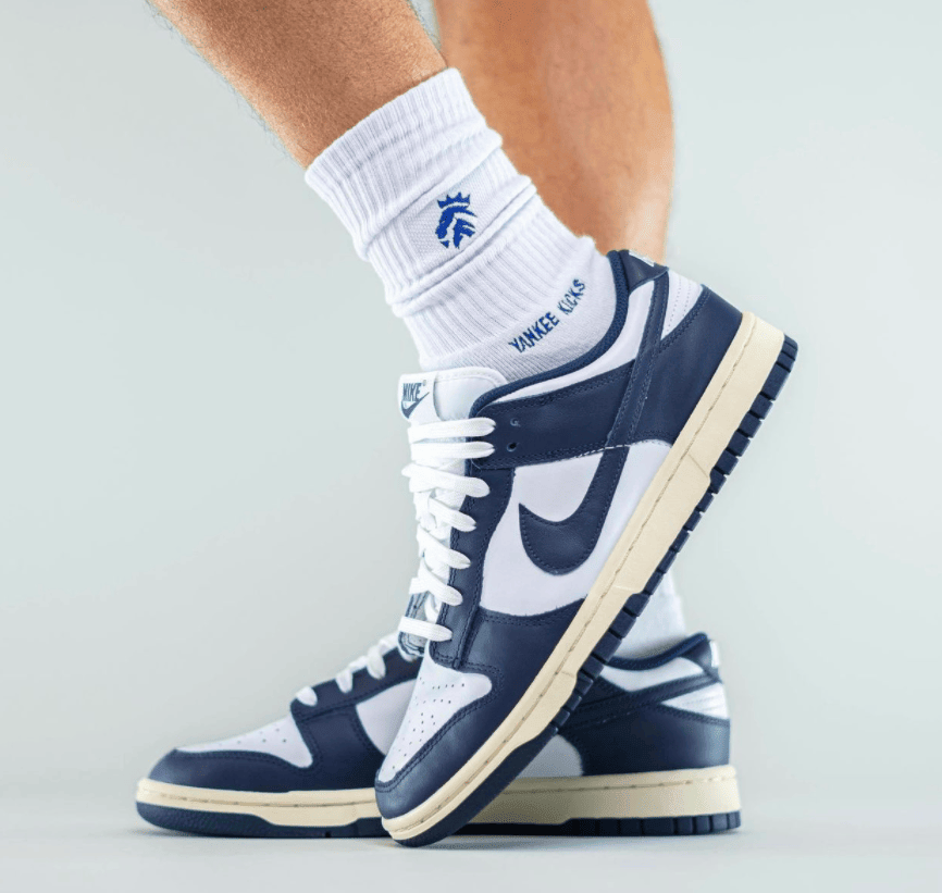 全新Nike Dunk海军蓝上脚图曝光！复古简约！