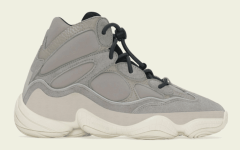 高帮Yeezy 500“Mist Stone”官图释出！明日发售！ 货号：GV7775