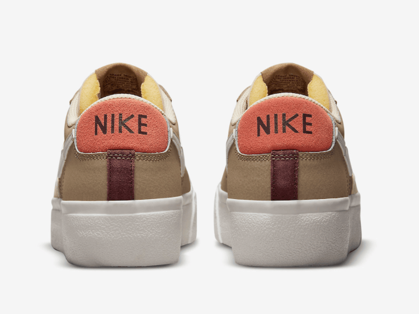 秋冬卡其装扮！全新Nike Blazer Low Platform即将登场！ 货号：DQ9318-200