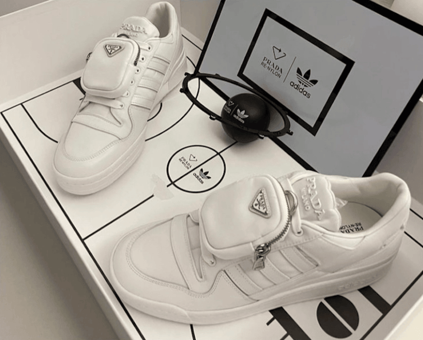 鞋子带兜！Prada x adidas新鞋实物曝光！