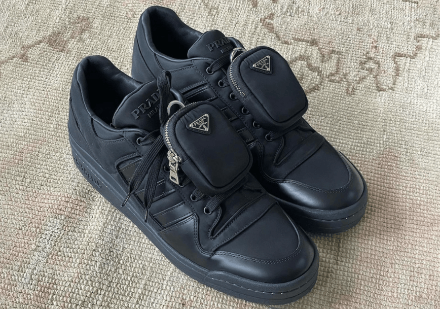 Prada x adidas Forum黑色版本实物曝光！可以组情侣鞋了！