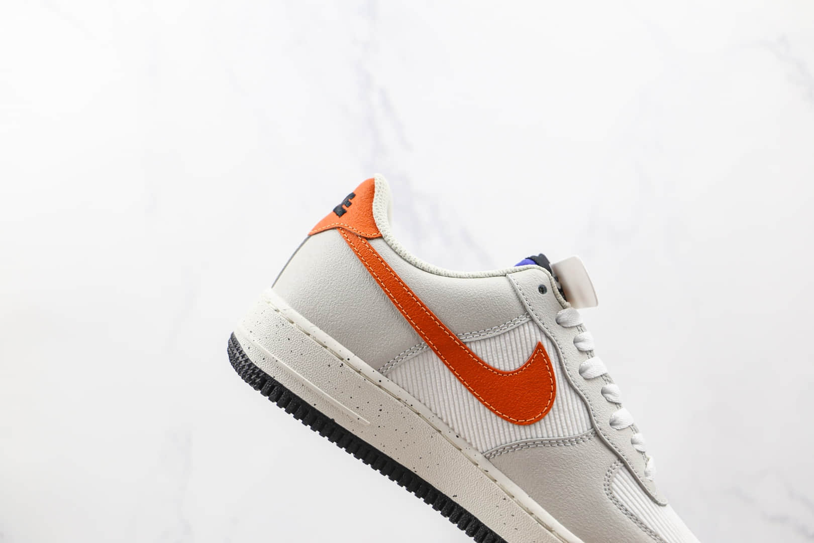 耐克Nike Air Force 1 Low BG纯原版本低帮空军一号米橙色马赛克板鞋内置气垫 货号：DO4657-081