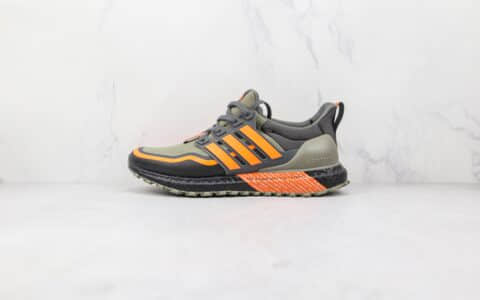 阿迪达斯Adidas Ultraboost All Terrain纯原版本机能UB4.0黑橙灰色爆米花跑鞋原盒原标 货号：H67359