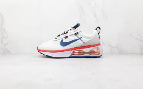 耐克Nike Air Max 2021纯原版本白蓝红色Max2021气垫鞋原楦头纸板打造 货号：DA3199-101