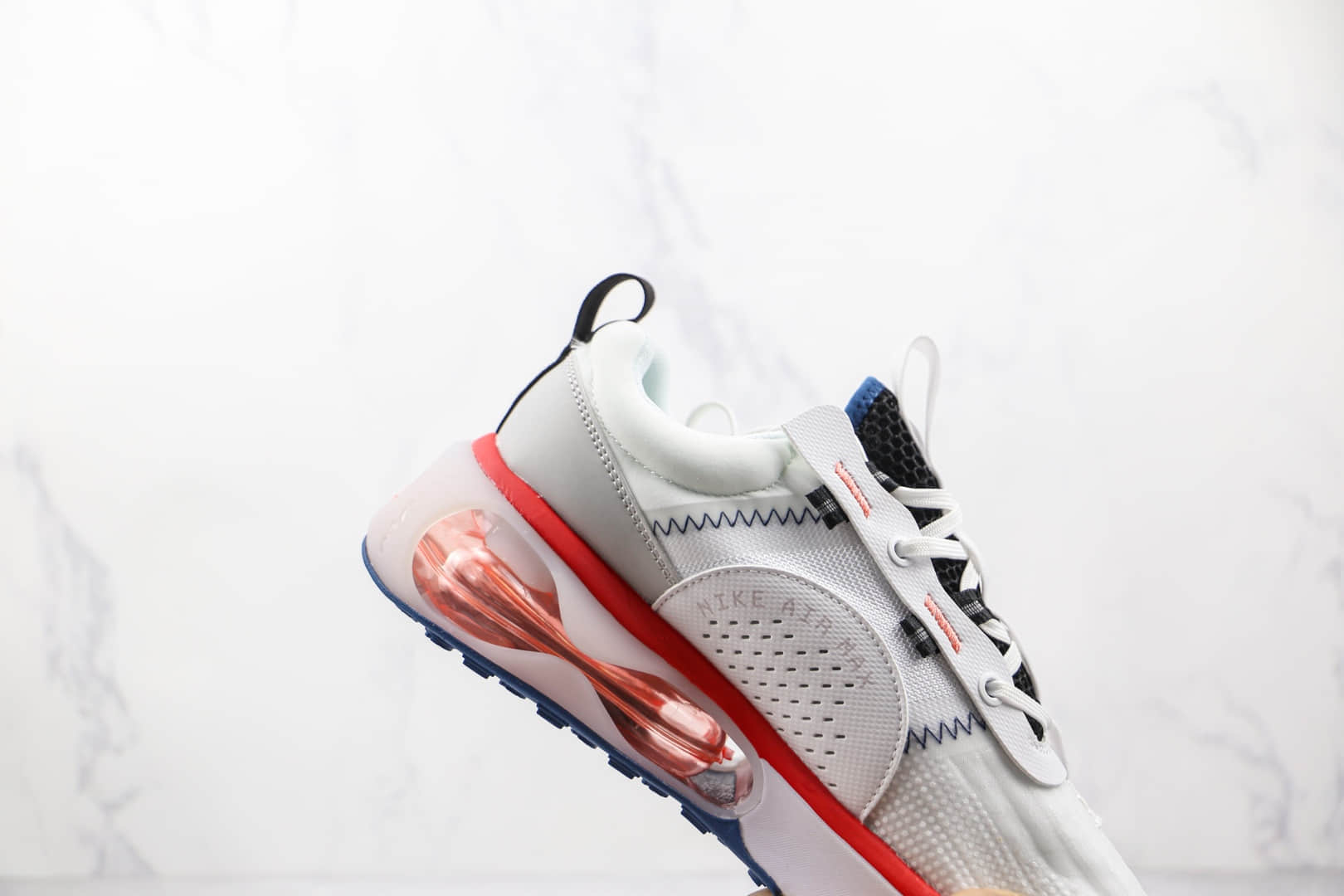 耐克Nike Air Max 2021纯原版本白蓝红色Max2021气垫鞋原楦头纸板打造 货号：DA3199-101