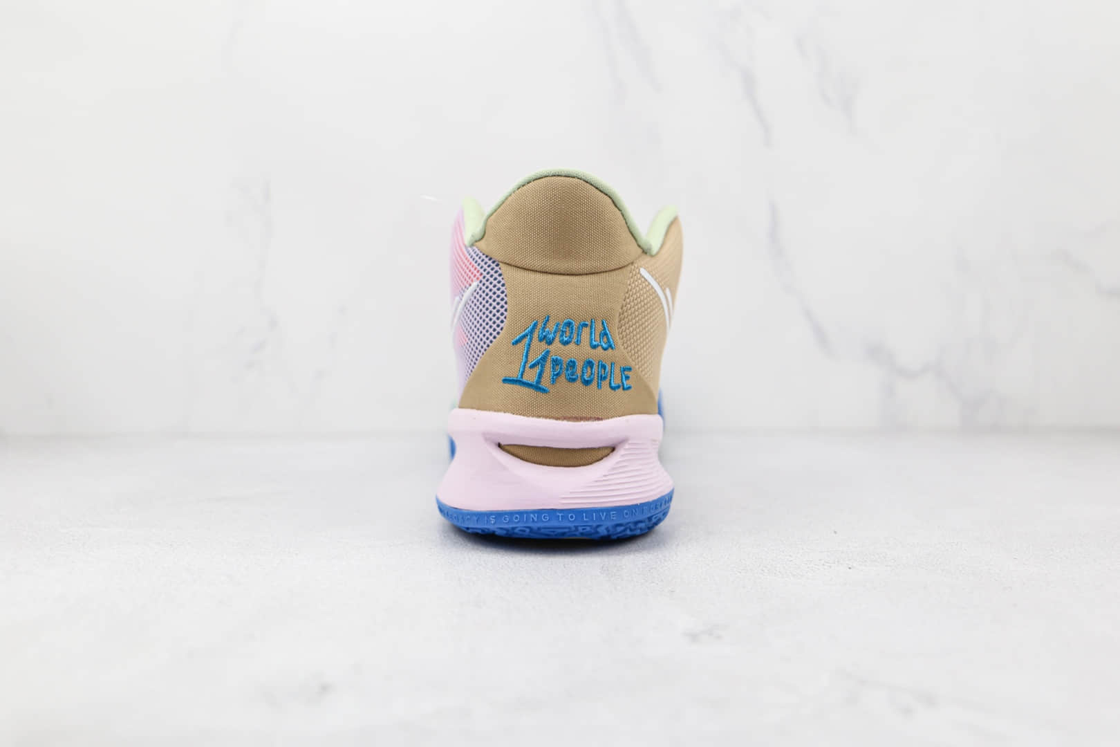 耐克Nike Kyrie 7 EP纯原版本欧文7代粉蓝色实战篮球鞋原楦头纸板打造 货号：CQ9327-600