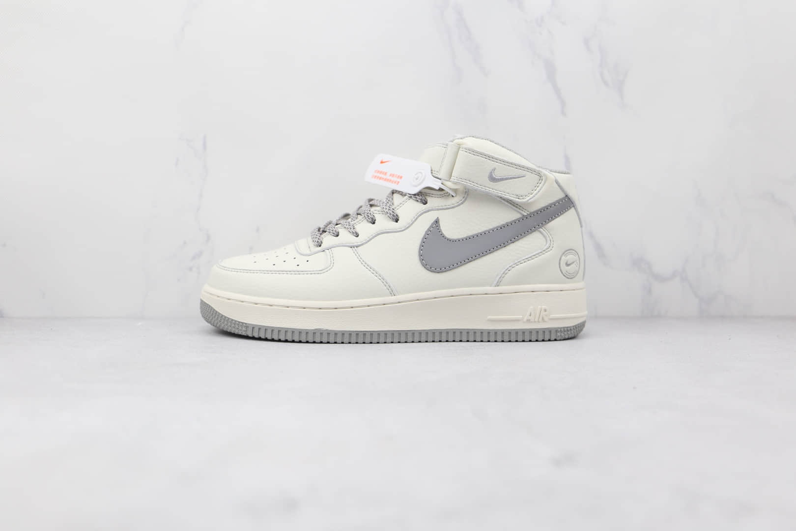 耐克Nike Air Force 1 Low NYC x Kith联名款纯原版本中帮空军一号白灰色满天星板鞋原鞋开模一比一打造 货号：CH1808-009