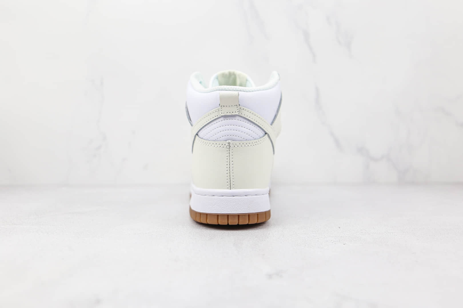 耐克Nike SB Dunk HiGH纯原版本高帮SB DUNK米白生胶底板鞋原楦头纸板打造 货号：DD1869-109