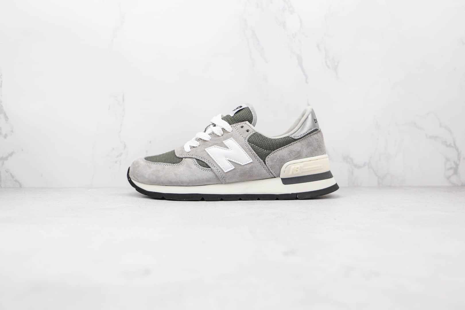 新百伦New Balance 990纯原版本美产复古跑鞋NB990灰色区别市面通货 货号：M990GRY