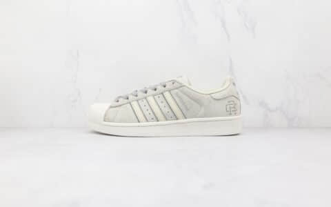 阿迪达斯Adidas Originals SUPERSTAR W纯原版本三叶草贝壳头灰色麂皮卫冕冠军板鞋原盒原标 货号：BS0911