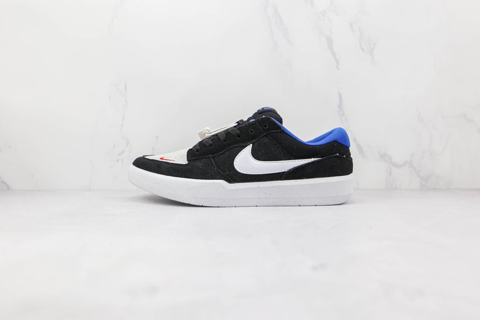 耐克Nike SB Force 58纯原版本黑白蓝色Force 58系列滑板鞋原楦头纸板打造 货号：CZ2959-002