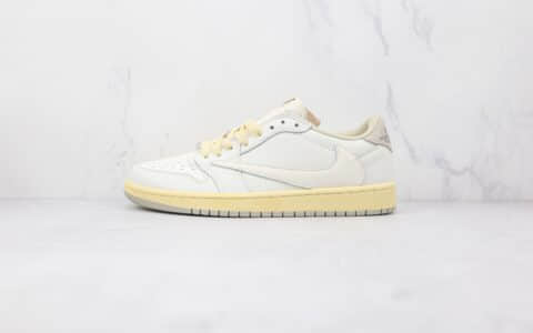 乔丹Air Jordan 1 Low纯原版本低帮AJ1米灰色倒勾板鞋原盒原标 货号：DM7866-169