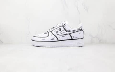 耐克Nike Air Force 1 Low纯原版本低帮空军一号二次元漫画板鞋内置气垫 货号：DW2288-222