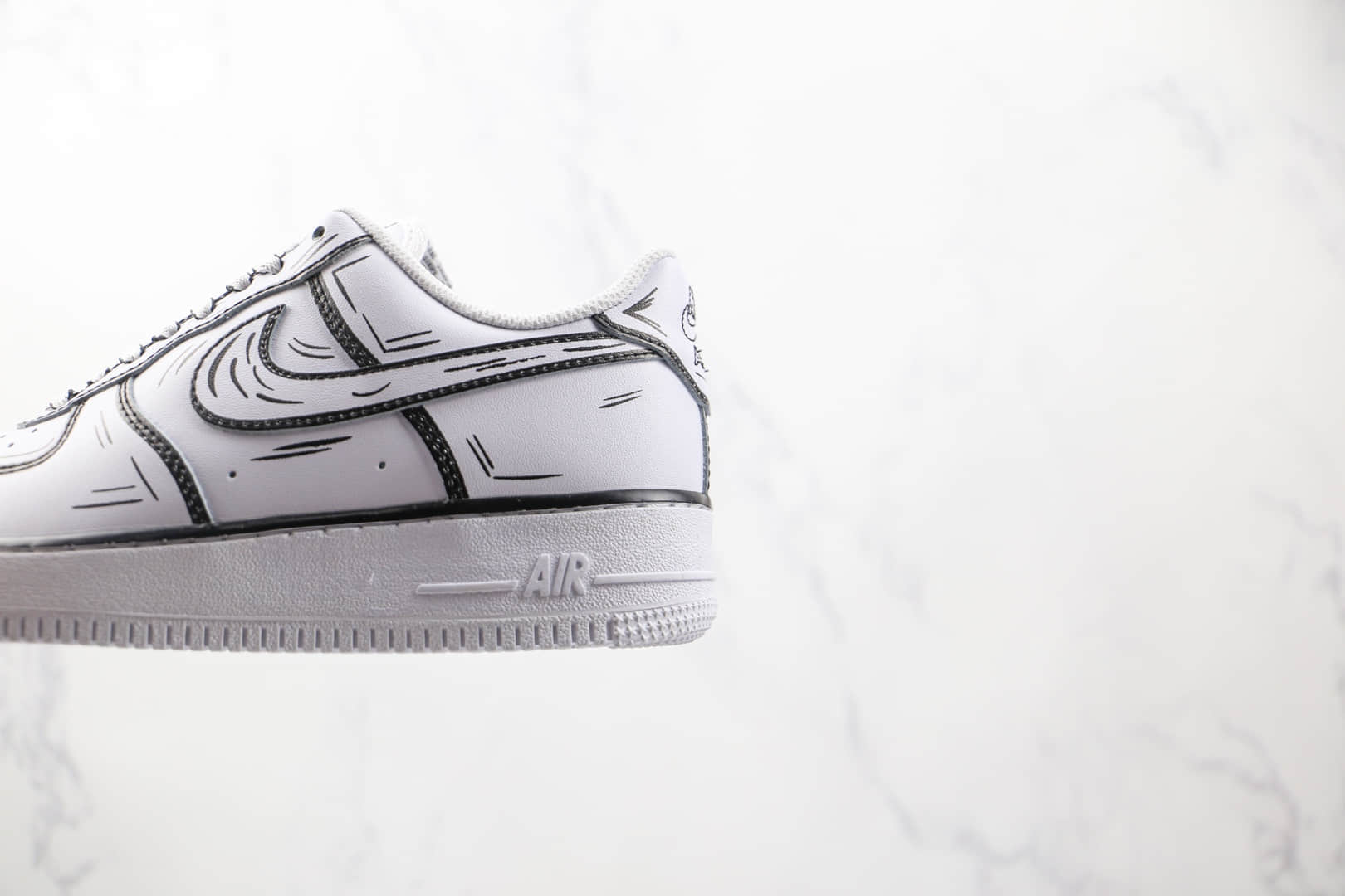 耐克Nike Air Force 1 Low纯原版本低帮空军一号二次元漫画板鞋内置气垫 货号：DW2288-222