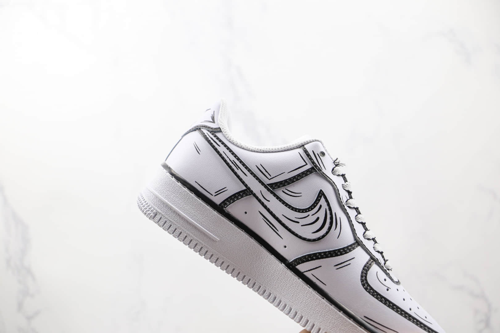 耐克Nike Air Force 1 Low纯原版本低帮空军一号二次元漫画板鞋内置气垫 货号：DW2288-222