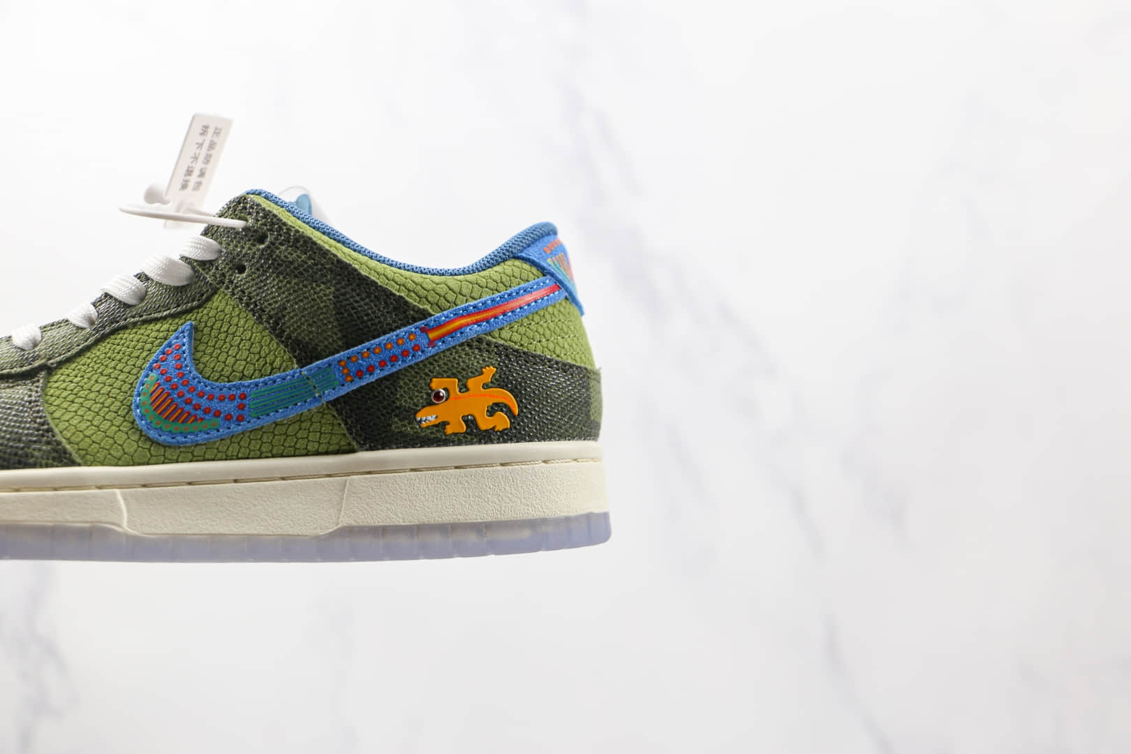 耐克Nike Dunk Low Siempre Familia纯原版本低帮DUNK绿色狂野蜥蜴配色板鞋原鞋开模 货号：DO2160-335