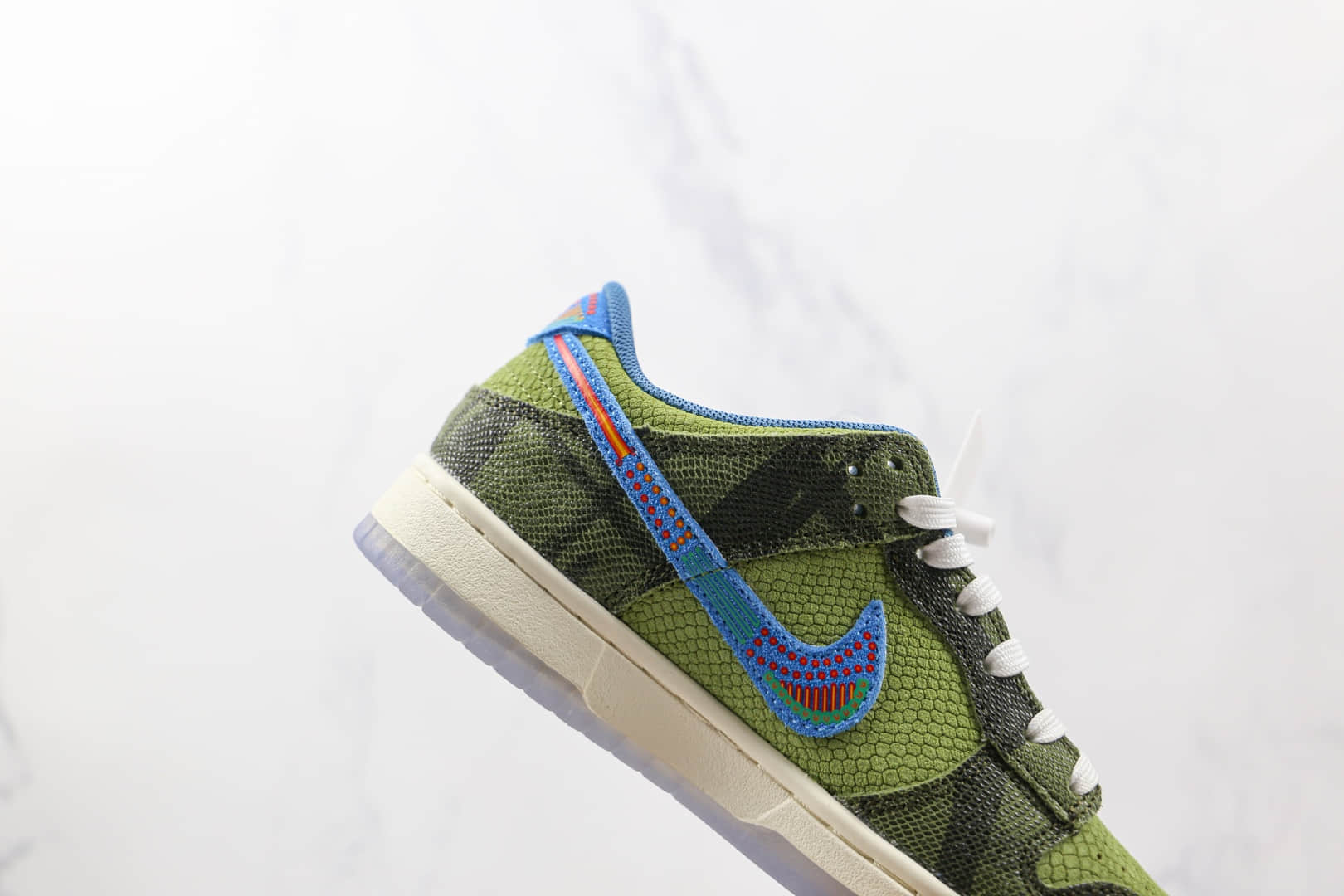 耐克Nike Dunk Low Siempre Familia纯原版本低帮DUNK绿色狂野蜥蜴配色板鞋原鞋开模 货号：DO2160-335