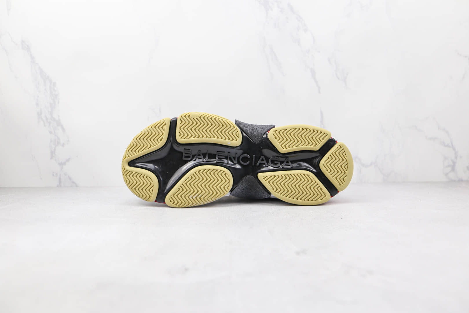巴黎世家Balenciaga x Gucci联名款纯原版本初代1.0双G印花老爹鞋原档案数据开发