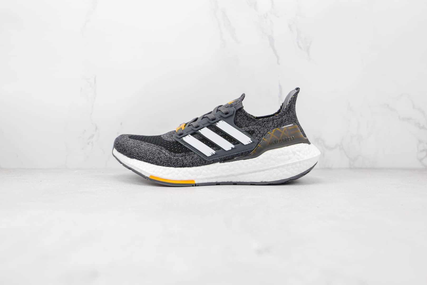 阿迪达斯Adidas ultra boost 2021纯原版本灰黑色UB7.0爆米花跑鞋原盒原标 货号：GW5838