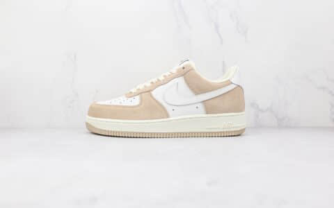 耐克Nike Air Force 1‘07纯原版本低帮空军一号米白色板鞋内置气垫 货号：LZ6699-522