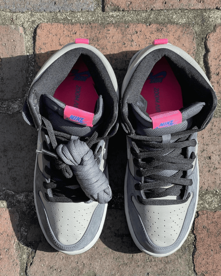 全新Nike SB Dunk Hi实物曝光！质感出色！ 货号：DJ9800-001