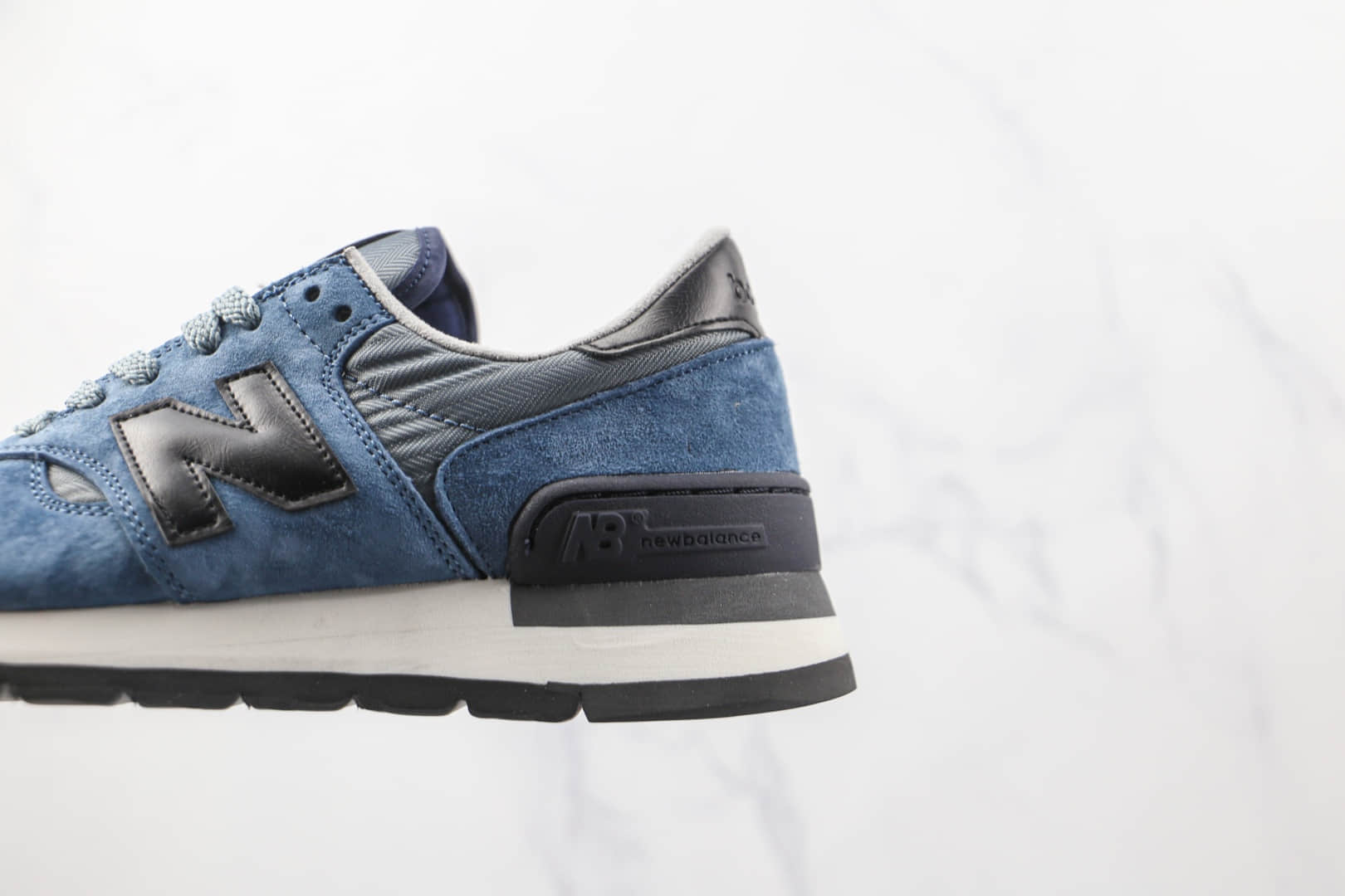 新百伦New Balance 990 V1纯原版本红标40周年纪念款NB990V1慢跑鞋原楦头纸板打造 货号：M990DBL