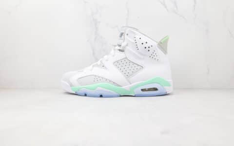 乔丹Air Jordan 6 Mint Foam纯原版本白薄荷绿色AJ6篮球鞋原盒原标 货号：DQ4914-103