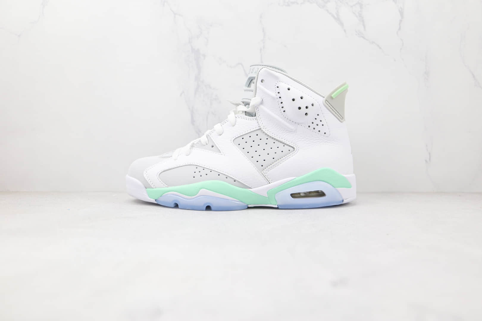 乔丹Air Jordan 6 Mint Foam纯原版本白薄荷绿色AJ6篮球鞋原盒原标 货号：DQ4914-103