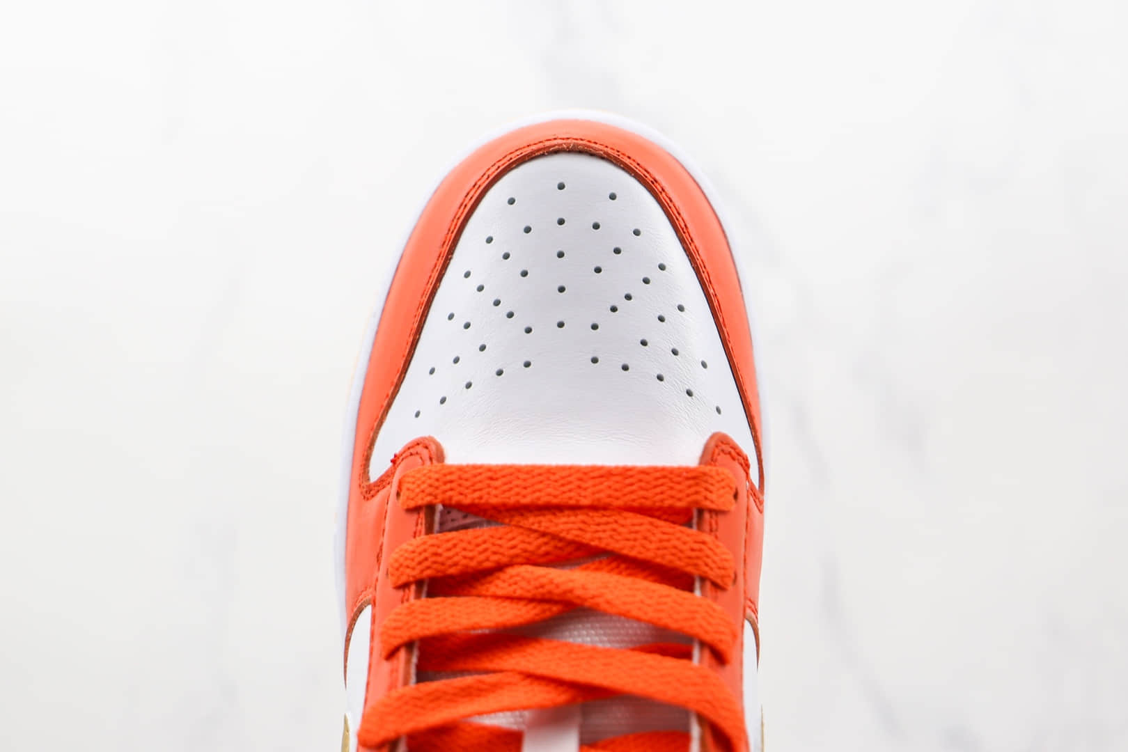 耐克Nike Dunk Low Golden Orange纯原版本低帮SB DUNK白金橙色板鞋原楦头纸板打造 货号：DQ4690-800