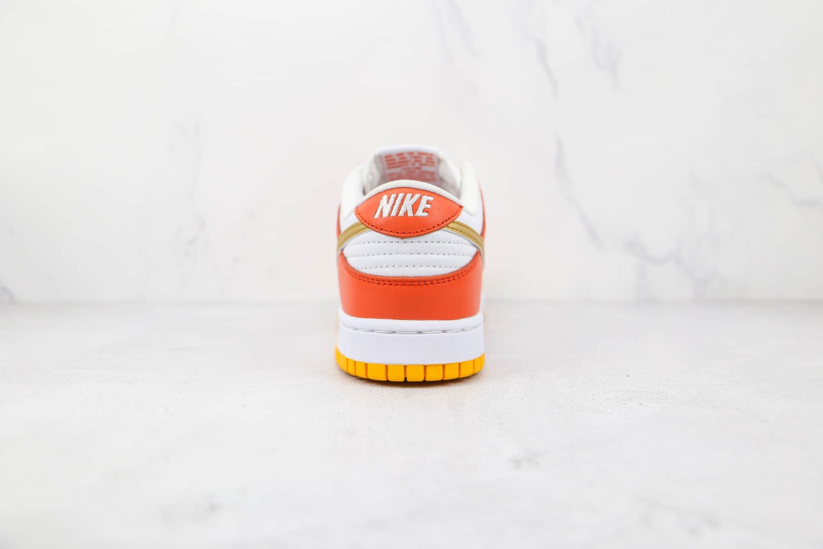 耐克Nike Dunk Low Golden Orange纯原版本低帮SB DUNK白金橙色板鞋原楦头纸板打造 货号：DQ4690-800