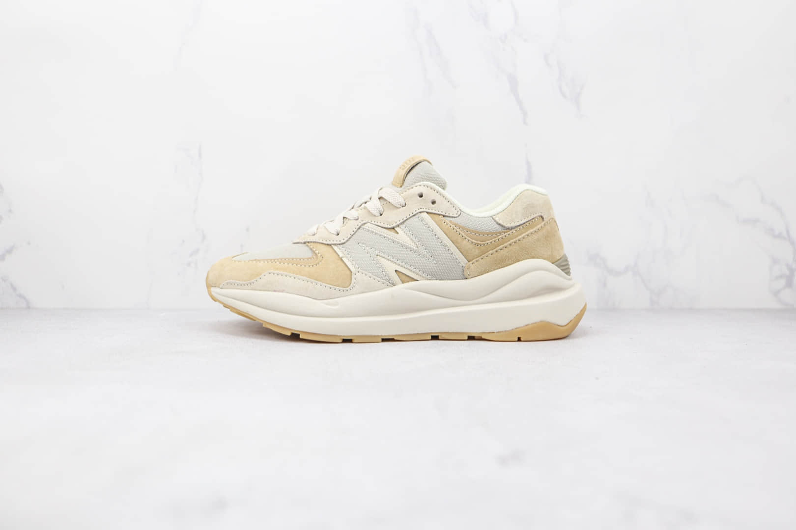 新百伦New Balance 5740纯原版本米黄灰色NB5740复古老爹鞋原档案数据开发 货号：M5740UP