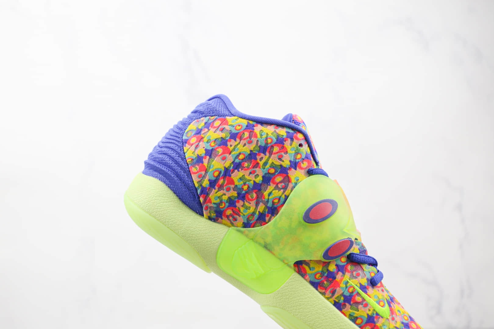 耐克Nike Zoom KD 14纯原版本杜兰特14代扎染粉紫色印花篮球鞋支持实战 货号：DO6902-400