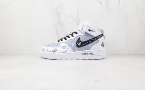 耐克Nike Air Force 1 MID 07 PS5纯原版本中帮空军一号电玩主题板鞋原档案数据开发 货号：CW2288-115