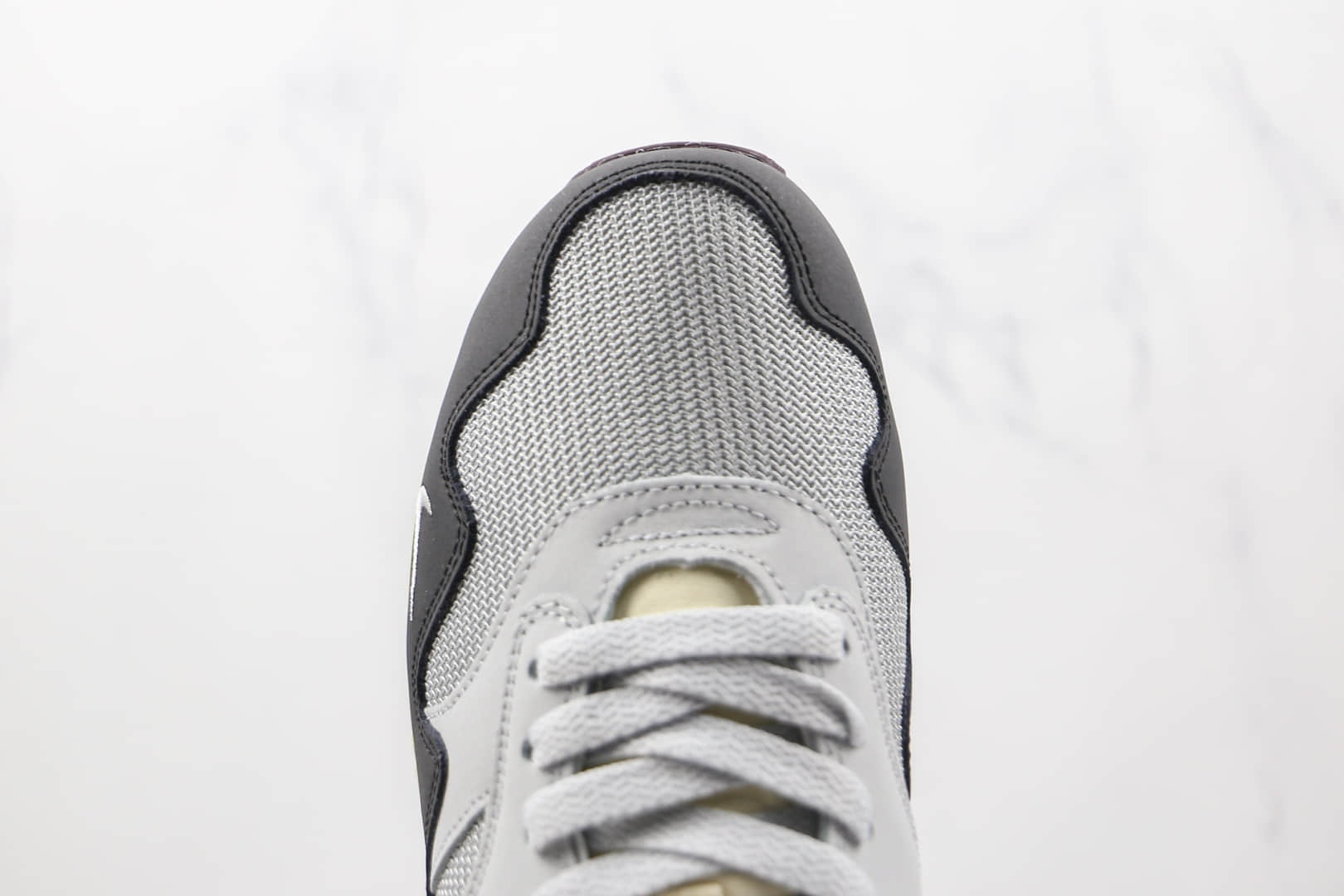 耐克Nike Air Max 1 “Monarch” 1 x Patta联名款纯原版本灰黑色波浪纹Max1气垫鞋原楦头纸板打造 货号：DH1348-002