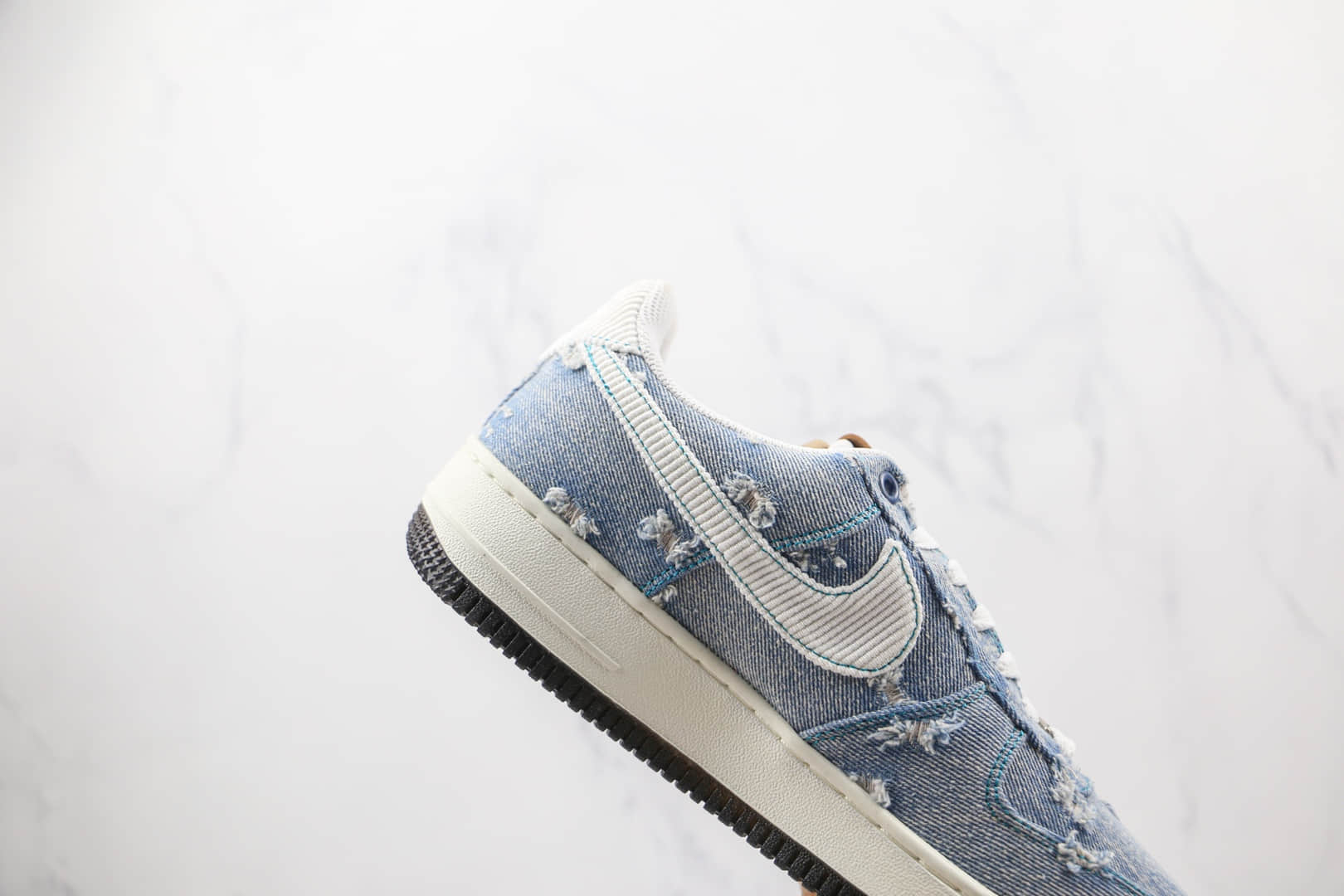 耐克Nike Air Force 1 Low纯原版本低帮空军一号牛仔色板鞋原盒原标 货号：316122-333