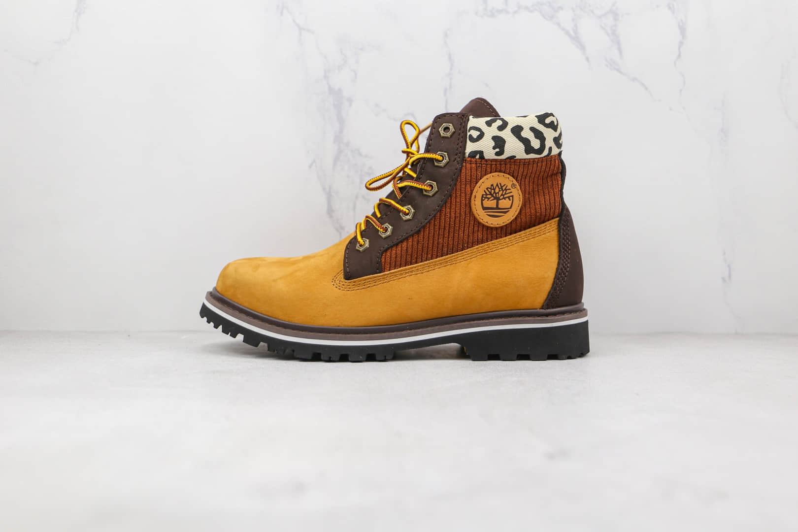 天伯伦Timberland Palace OA1UBW纯原版本高帮复古拼接迷彩大黄靴原档案数据开发