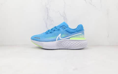 耐克Nike ZoomX Invincible Run FK纯原版本蓝色编织透气FK跑步鞋原档案数据开发 货号：CT2228-401