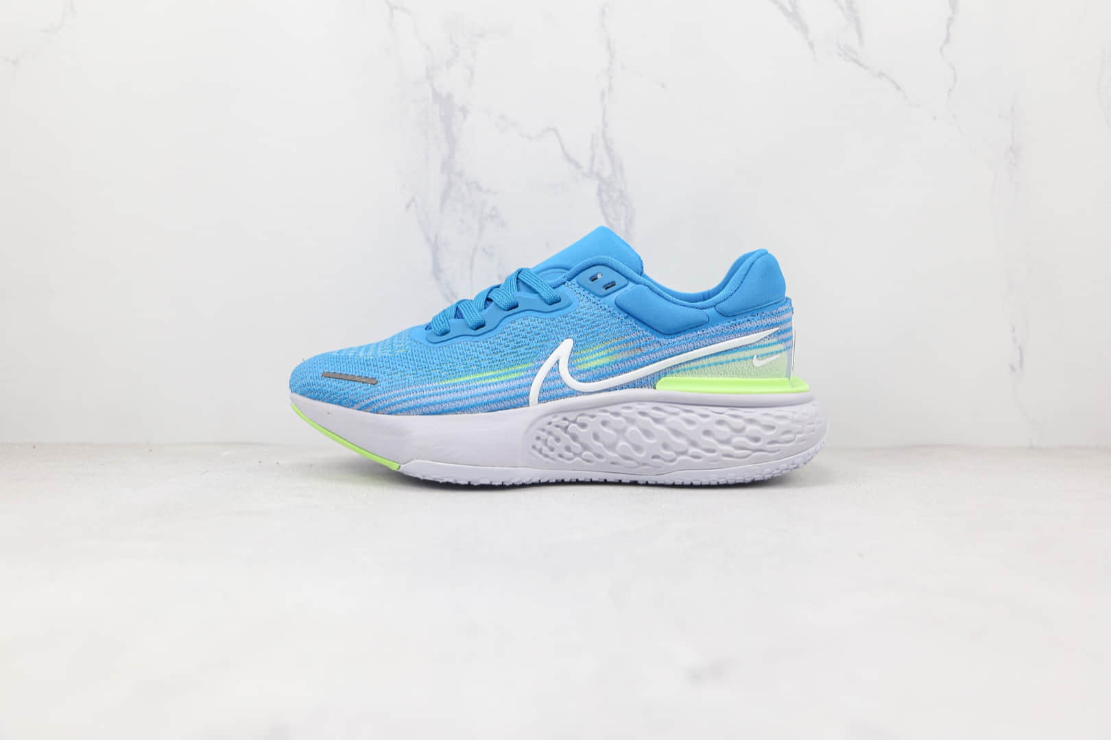 耐克Nike ZoomX Invincible Run FK纯原版本蓝色编织透气FK跑步鞋原档案数据开发 货号：CT2228-401