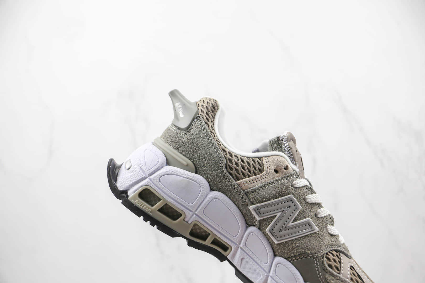 新百伦New Balance 574 Yurt x Salehe Bembury联名款纯原版本灰色NB574慢跑鞋原楦头纸板打造 货号：MS574YSC