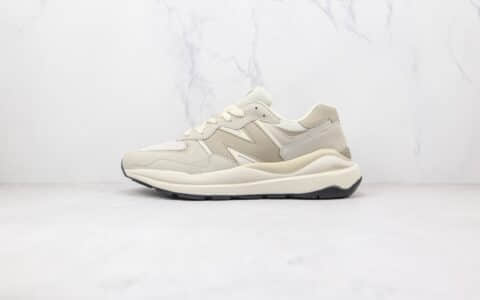 新百伦New Balance 5740纯原版本淡奶茶色NB5740复古老爹鞋原楦头纸板打造 货号：W5740LT1