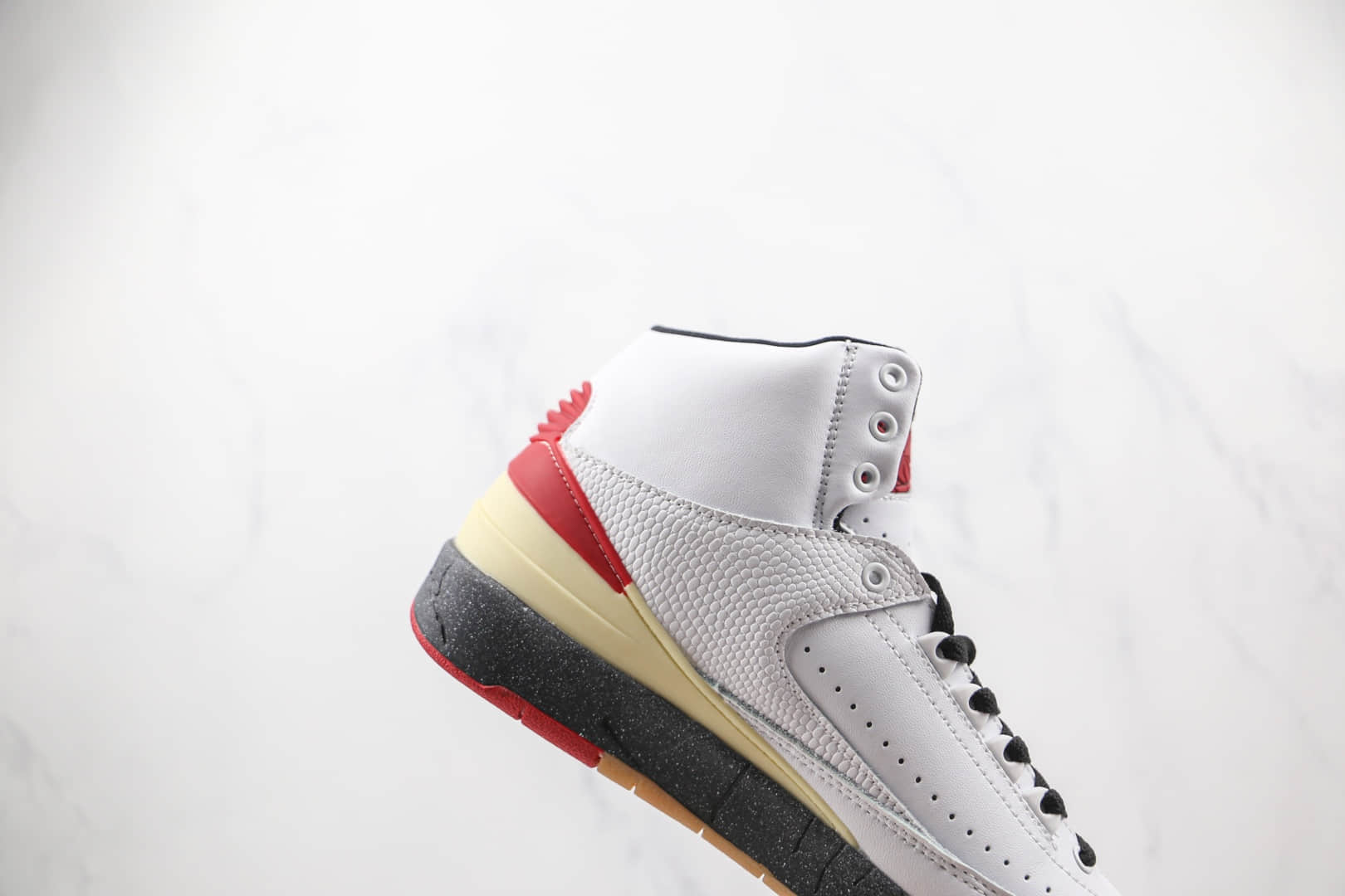 乔丹Air Jordan 2 Low SP x Off White联名款纯原版本AJ2奶白色篮球鞋原楦头纸板打造 货号：DJ4375-101