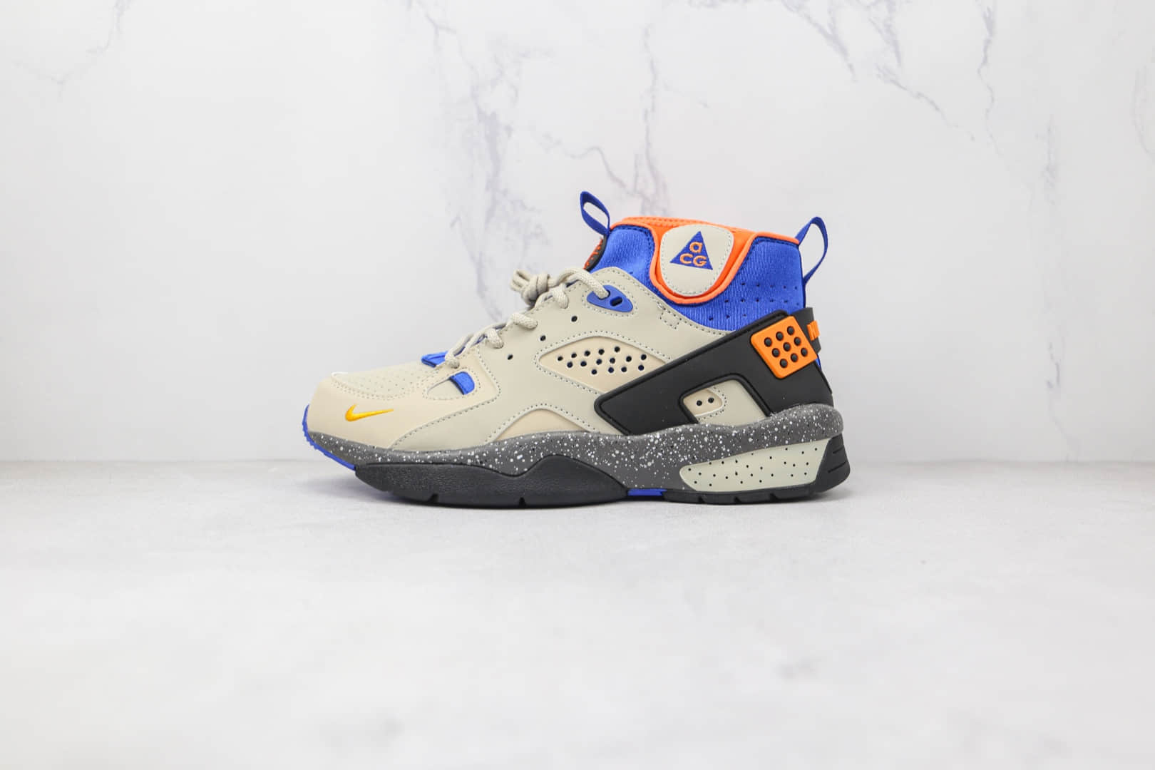 耐克Nike ACG Air Mowabb OG Rattan Birch纯原版本米白蓝色ACG户外徒步鞋原盒原标 货号：DC9554-200