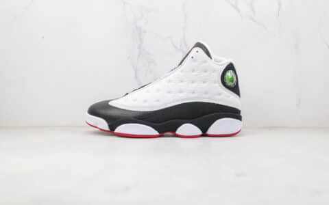 乔丹Air Jordan 13 XIII纯原版本黑白熊猫AJ13篮球鞋原楦头纸板打造 货号：414571-104