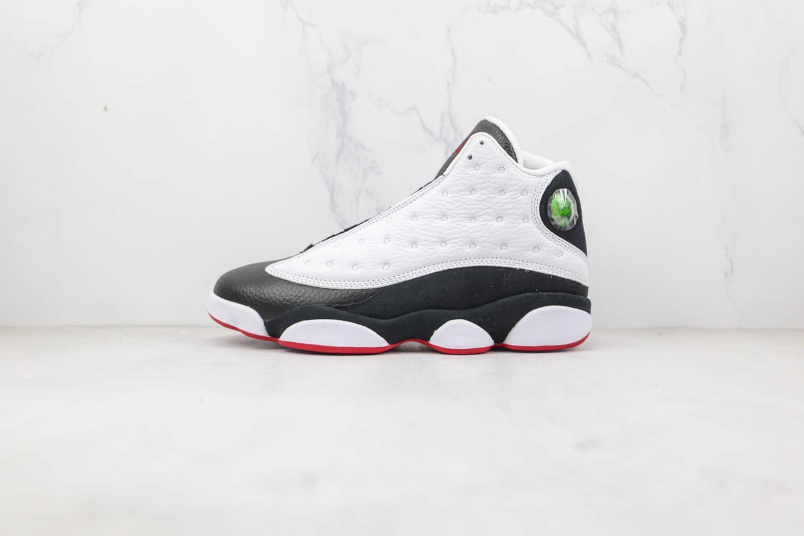 乔丹Air Jordan 13 XIII纯原版本黑白熊猫AJ13篮球鞋原楦头纸板打造 货号：414571-104