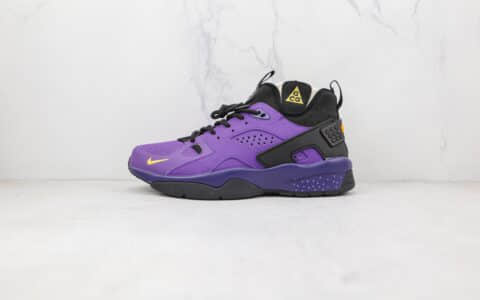 耐克Nike ACG Air Mowabb OG纯原版本紫色ACG户外徒步鞋原楦头纸板打造 货号：DC9554-500