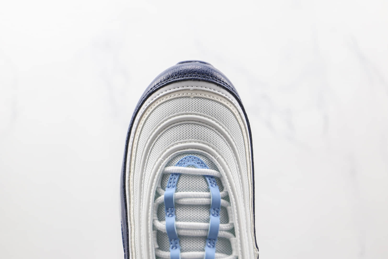 耐克NIKE Air Max 97纯原版本白蓝色子弹头Max97气垫鞋原档案数据开发 货号：DM2824-100