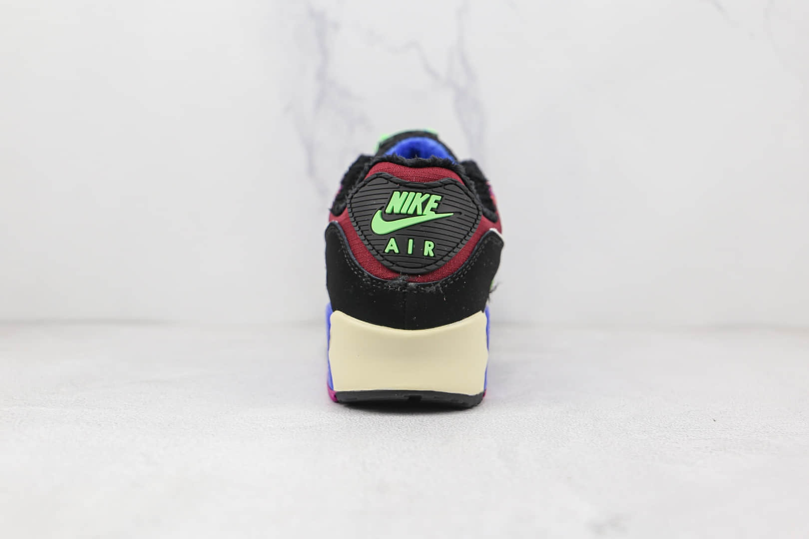 耐克Nike Air Max 90纯原版本黑粉色Max90气垫鞋原楦头纸板打造 货号：CT1891-500