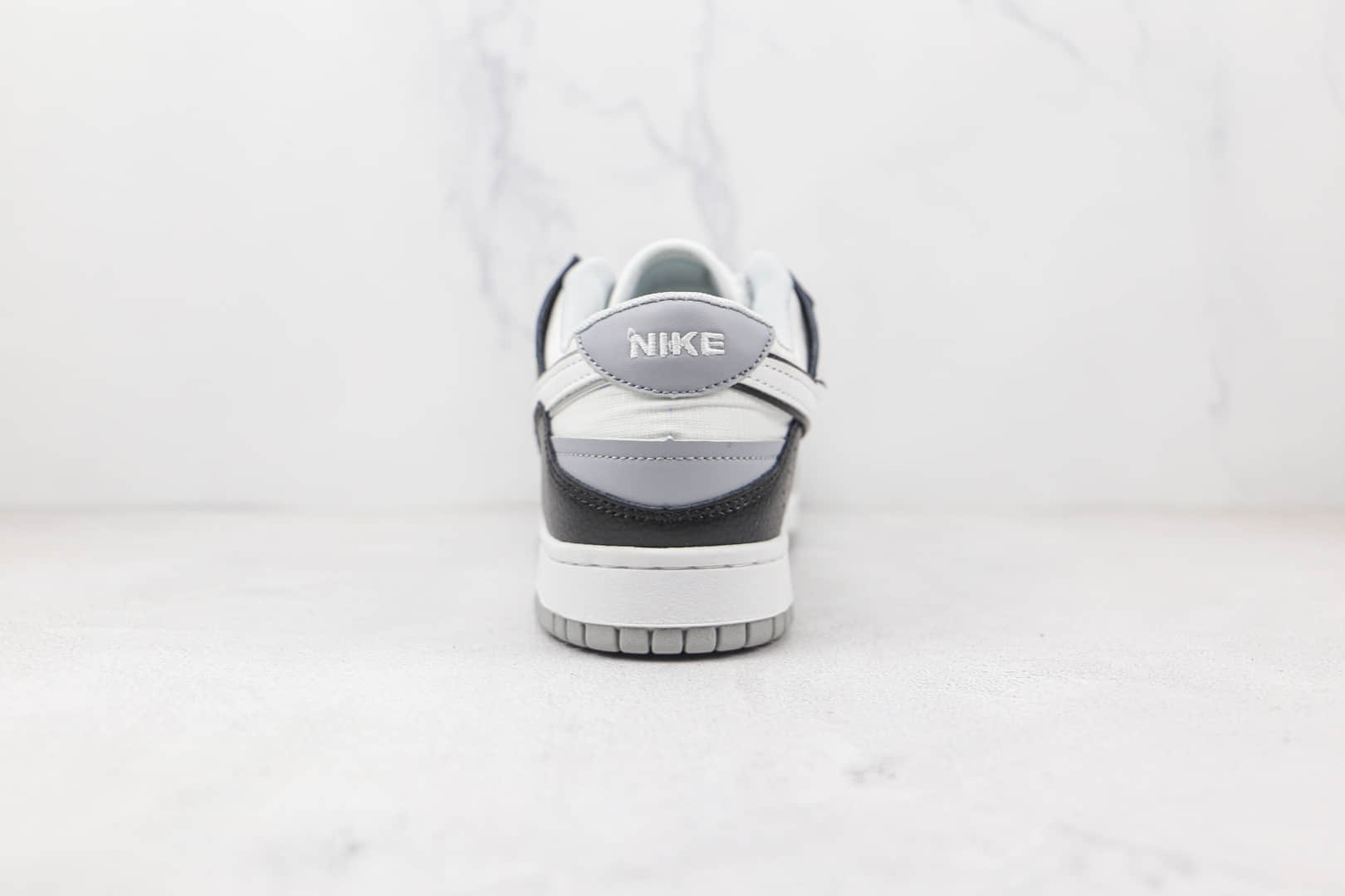 耐克Nike Dunk Scrap纯原版本低帮DUNK黑灰色缝合怪板鞋原档案数据开发 货号：DC9723-001