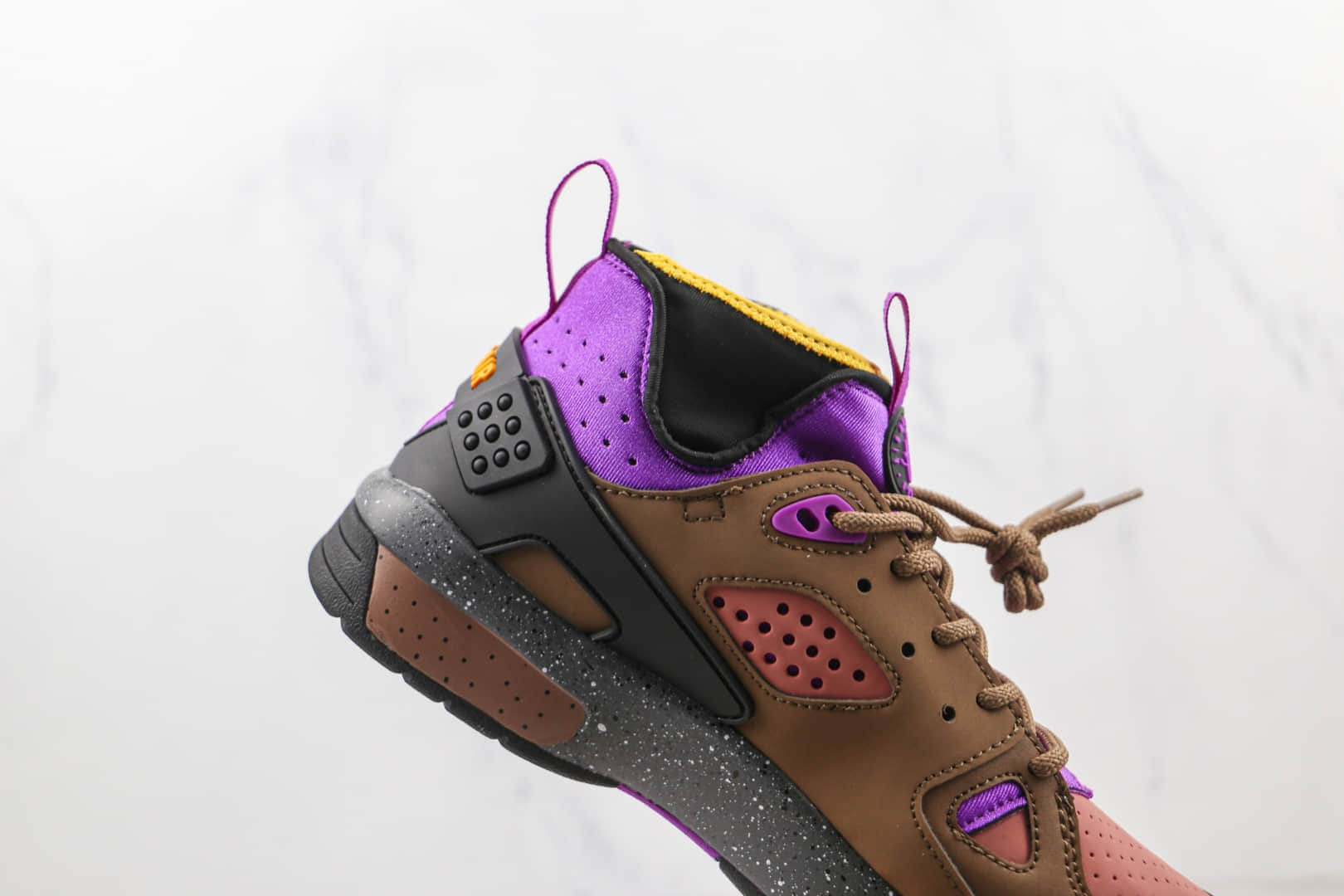 耐克Nike ACG Air Mowabb OG Rattan Birch纯原版本卡其棕紫色ACG户外徒步鞋原盒原标 货号：DC9554-201